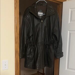 Valerie Stevens Dark Brown Leather Jacket